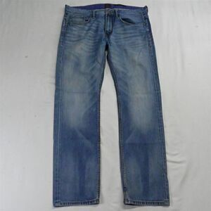 S Oliver Bespoke 34 x 32 Close Slim‎ Straight Medium Wash Denim Mens Jeans